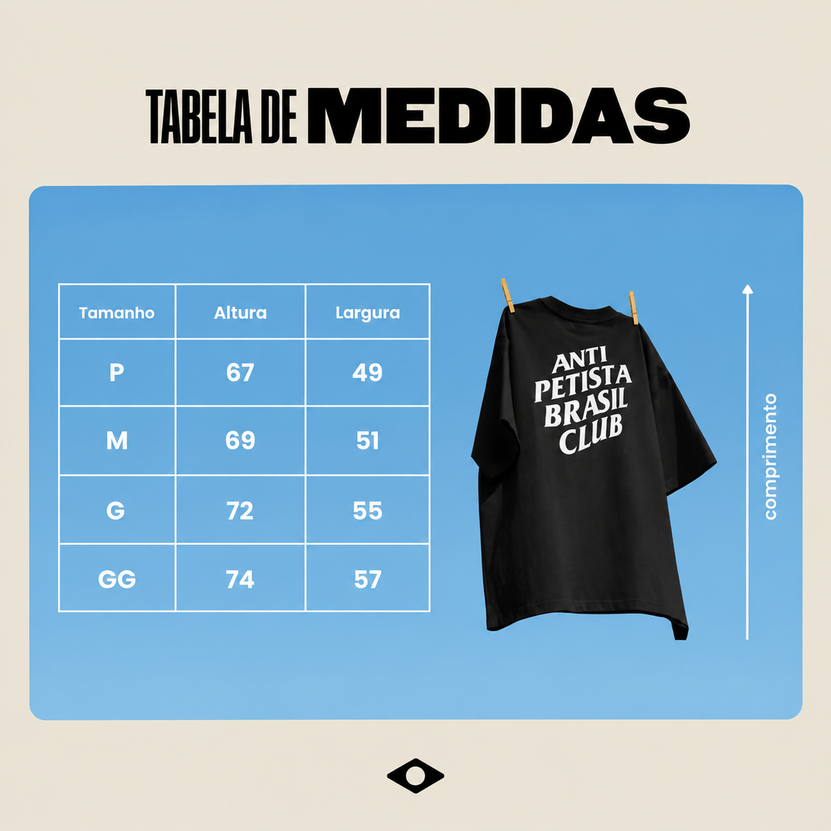 Camiseta Antipetista